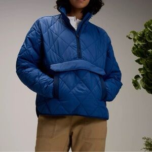 Alpine Design | Blue Quilted Pullover Jacket | NWT | Size XS